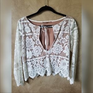 For Love and Lemons Cutout Top